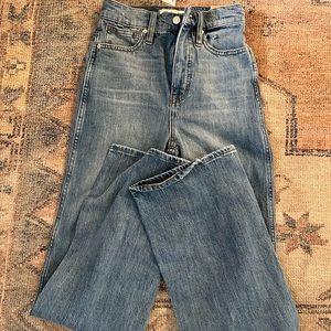 Madewell 11” High Rise Flare Jeans